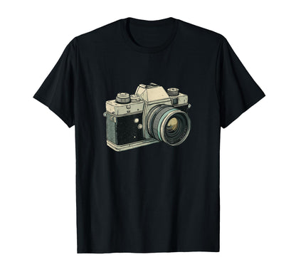 Photographer Film Camera Photography Camera T-Shirt - Graphic Print Unisex - T-Shirt, Sweatshirt, Hoodie