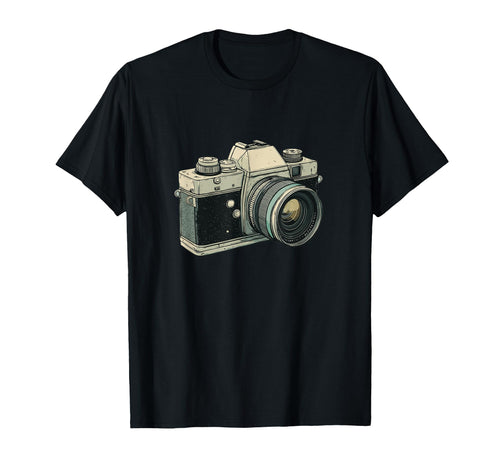 Photographer Film Camera Photography Camera T-Shirt - Graphic Print Unisex - T-Shirt, Sweatshirt, Hoodie