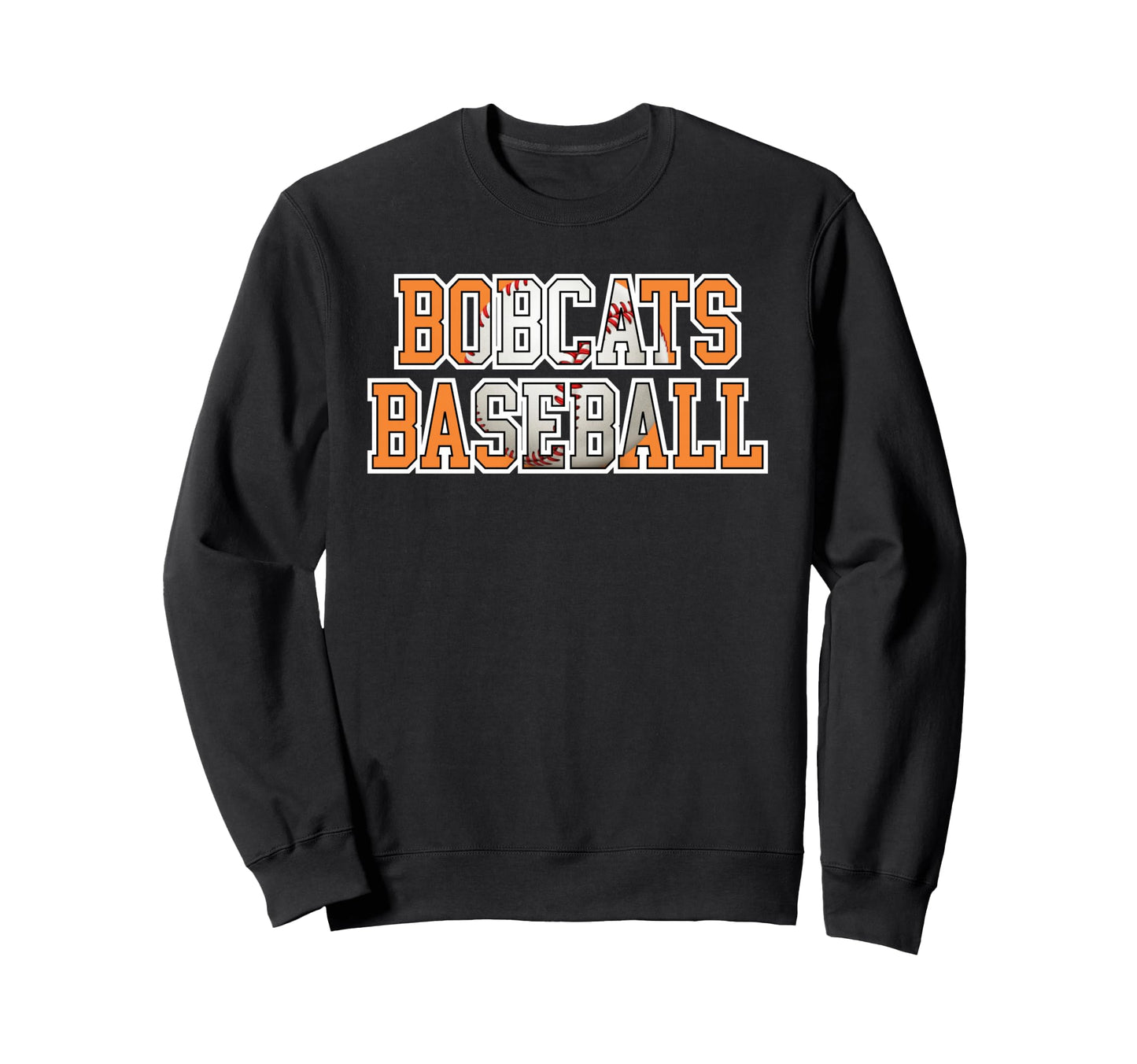 Orange Bobcats Baseball Mom Sweatshirt - Casual Everyday Wear for Adults - T-Shirt, Sweatshirt, Hoodie
