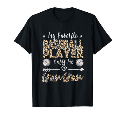 My Favorite Baseball Player Calls Me T-Shirt - Aesthetic Graphic Men Women - T-Shirt, Sweatshirt, Hoodie