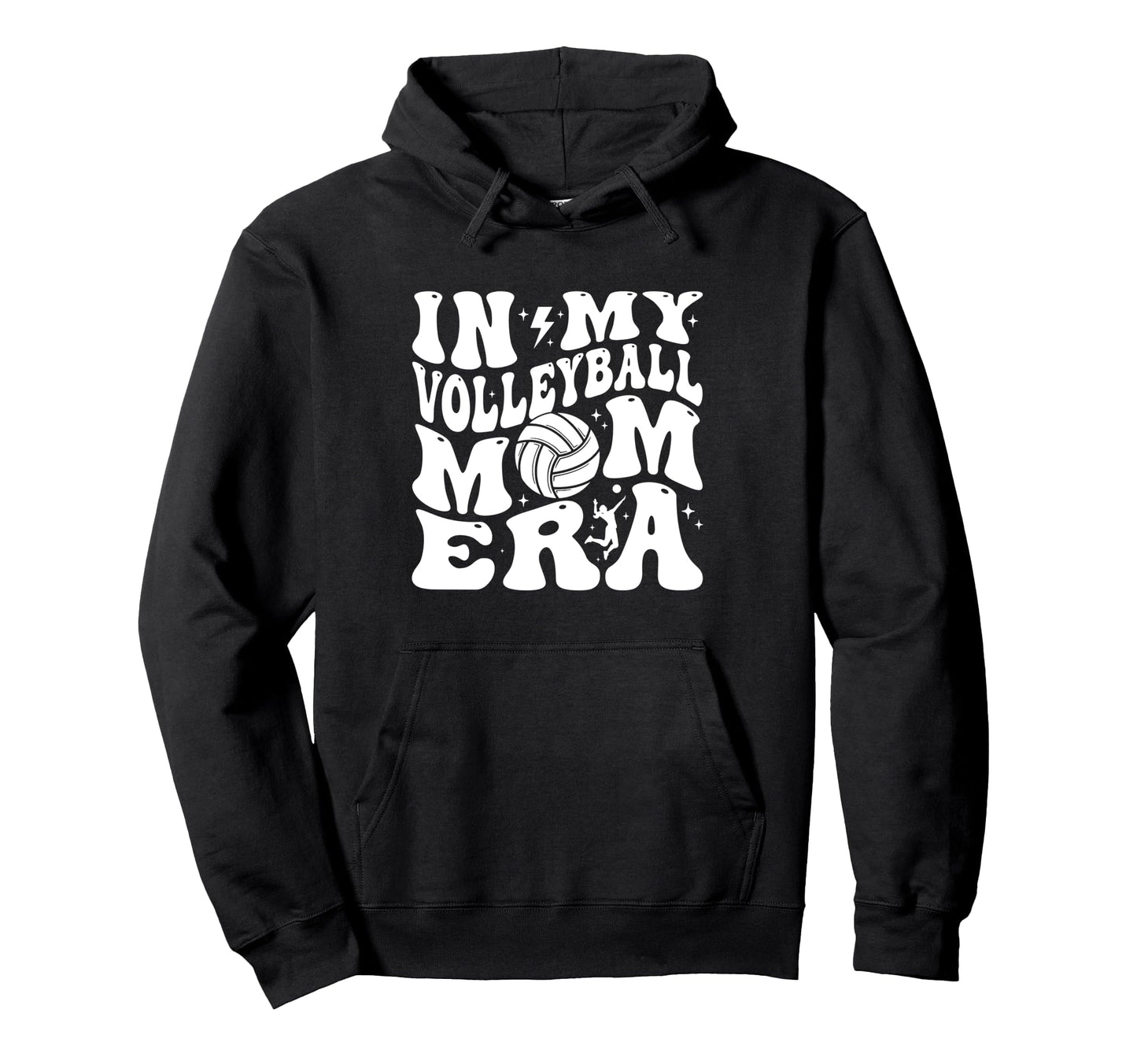 My Volleyball Mom Era Game Day Hoodie - Casual Everyday Wear Men Women - T-Shirt, Sweatshirt, Hoodie