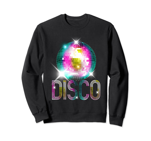 Disco Ball Dancing Sweatshirt - Minimalist Print for Adults - T-Shirt, Sweatshirt, Hoodie
