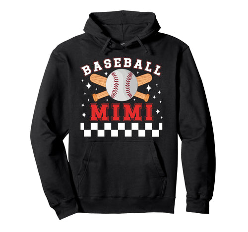 Baseball Mimi Baseball Player Mimi Hoodie - Trendy Graphic Unisex - T-Shirt, Sweatshirt, Hoodie