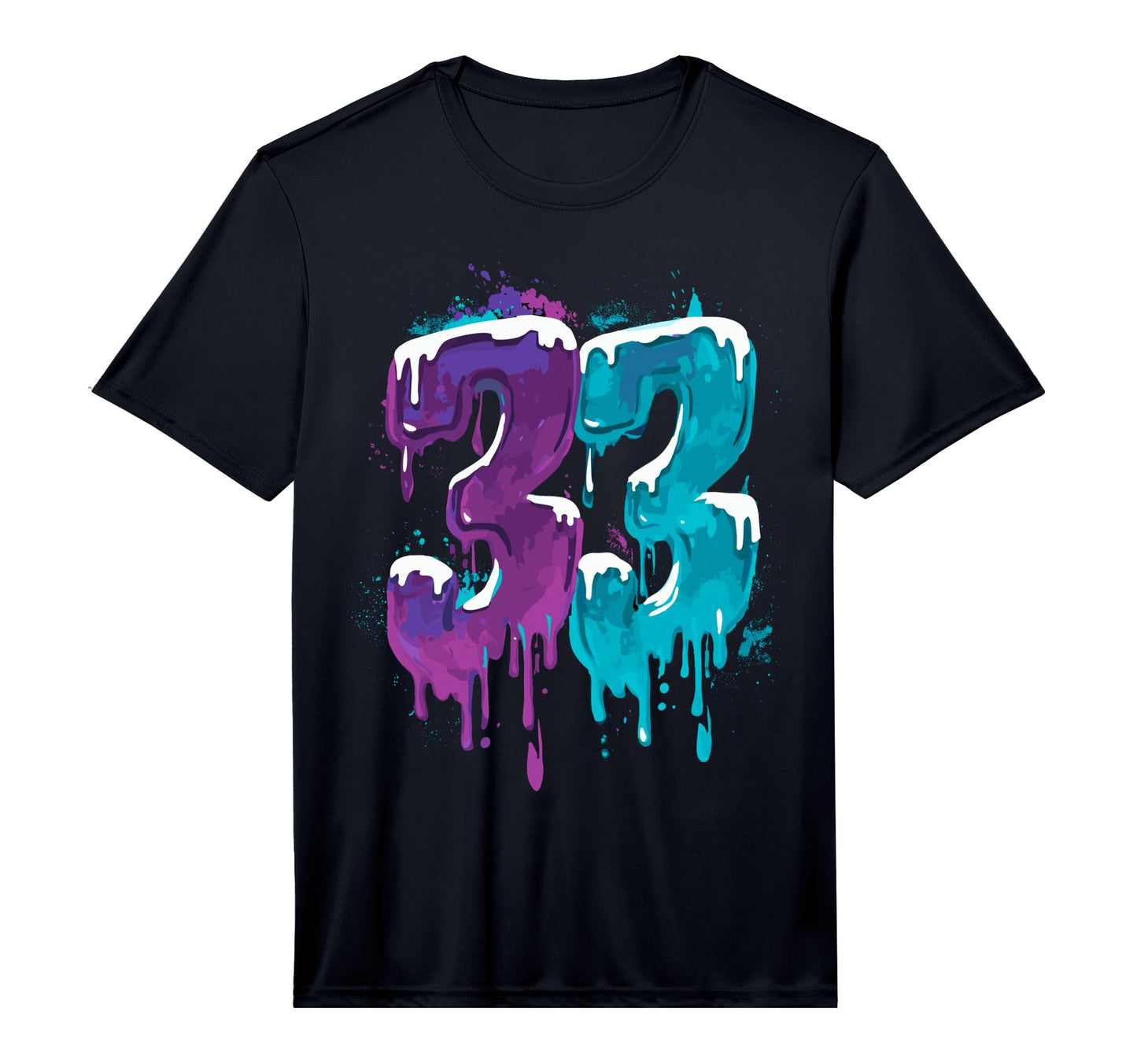 Baseball 33 Number Performance T-Shirt - Fun Novelty Design Unisex - T-Shirt, Sweatshirt, Hoodie