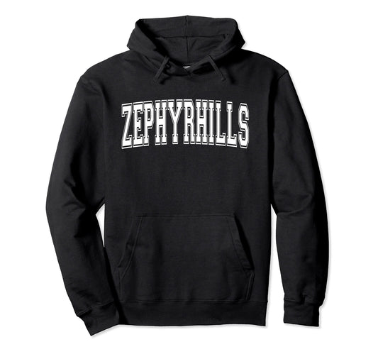 Zephyrhills Fl Florida Usa Sports Varsity Hoodie - Minimalist Print Unisex - T-Shirt, Sweatshirt, Hoodie