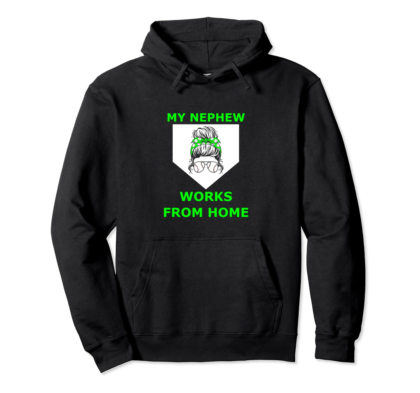 Funny Baseball Softball Aunt My Nephew Hoodie - Trendy Graphic Unisex - T-Shirt, Sweatshirt, Hoodie