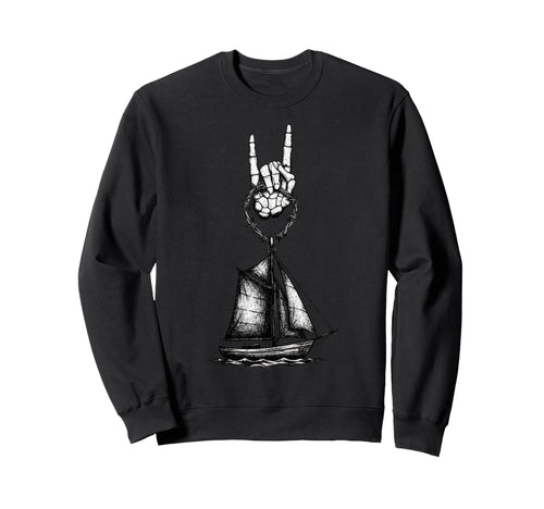 Sailboat Sailing Sailor 90S Sweatshirt - Casual Everyday Wear for Adults - T-Shirt, Sweatshirt, Hoodie