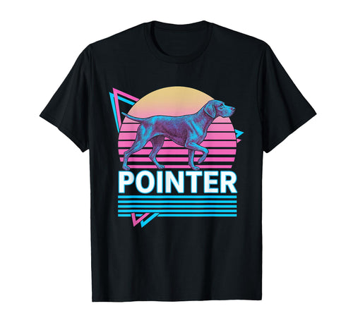 German Shorthaired Pointer Synthwave T-Shirt - Unique Graphic for Adults - T-Shirt, Sweatshirt, Hoodie