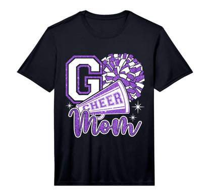 Go Cheer Mom Mama Sport Cheerleader T-Shirt - Unique Graphic for Adults - T-Shirt, Sweatshirt, Hoodie