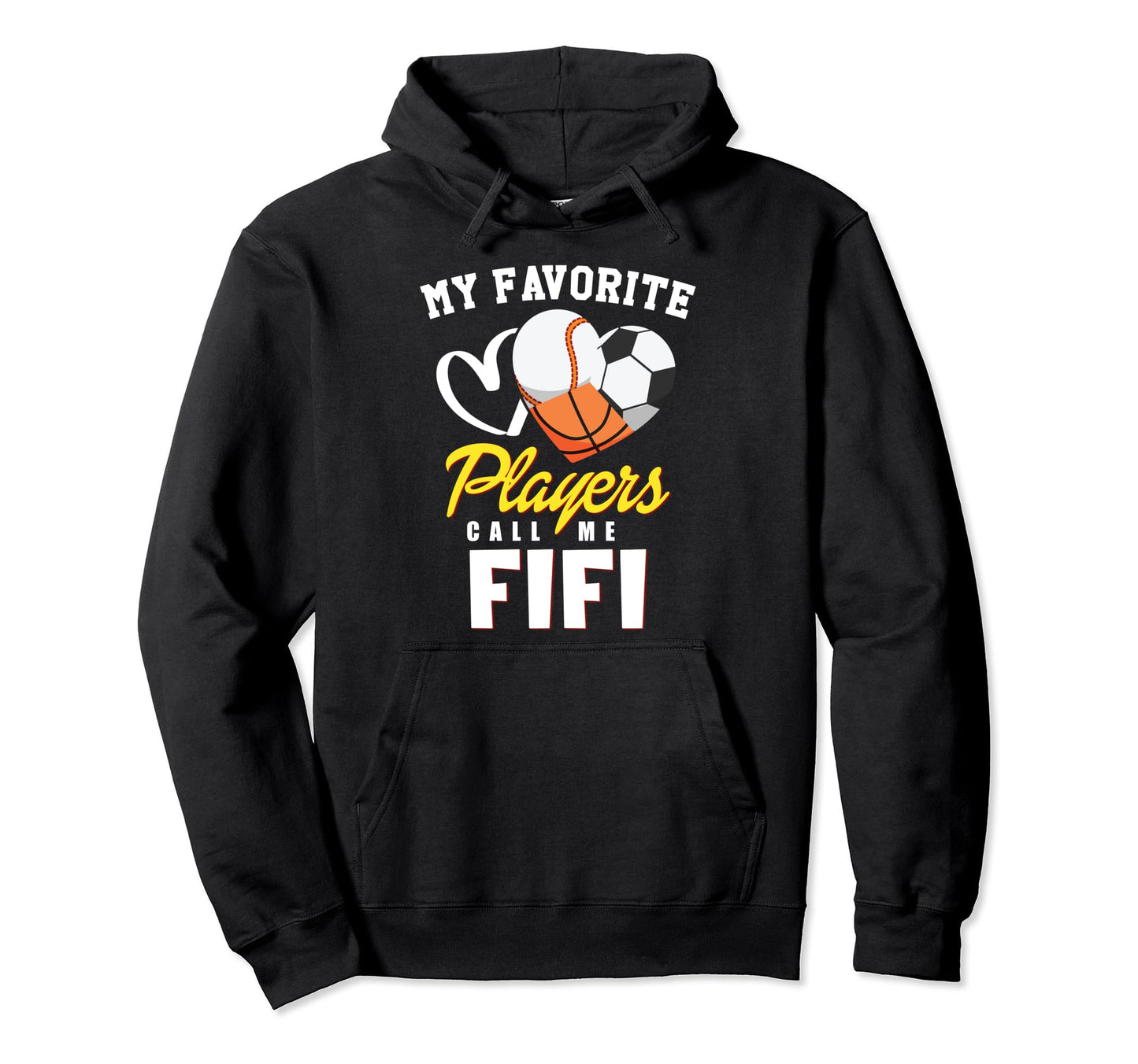 My Favorite Players Baseball Soccer Hoodie - Trendy Graphic Men Women - T-Shirt, Sweatshirt, Hoodie