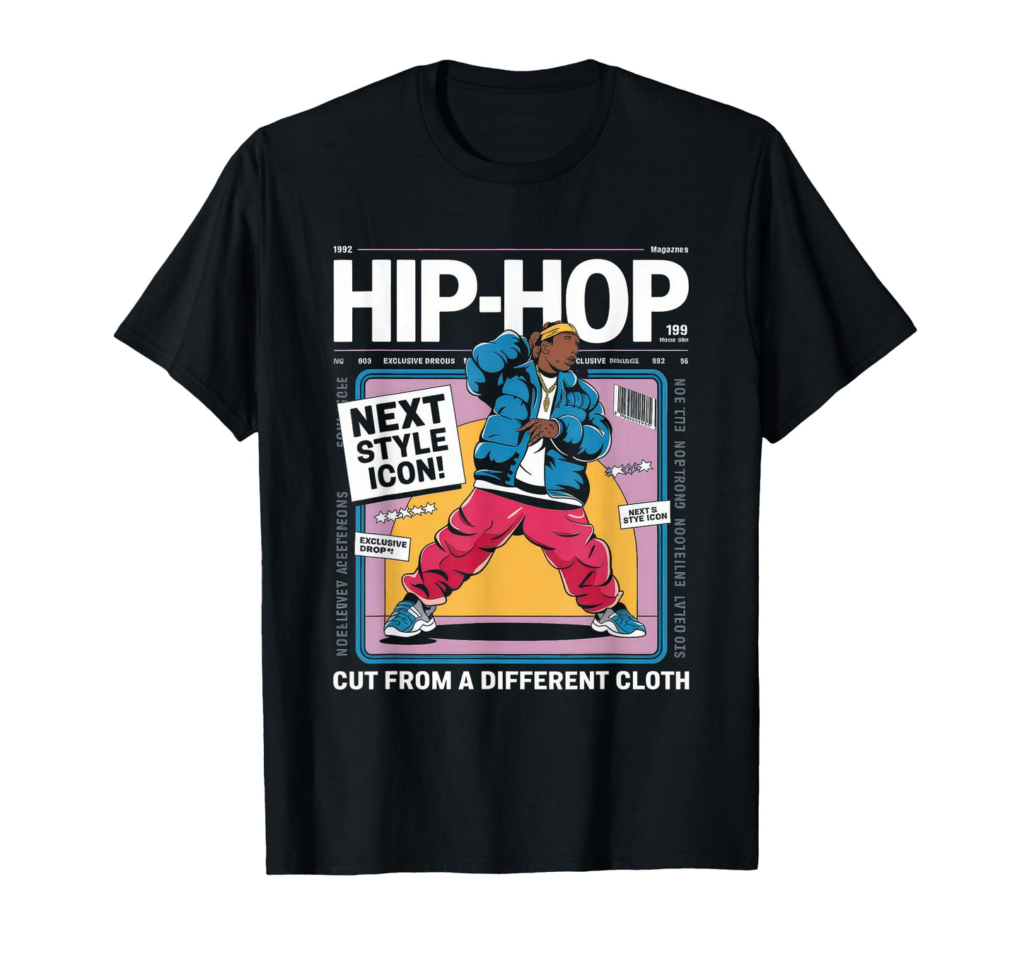 Cut From Different Cloth Urban Hip Hop T-Shirt - Graphic Print for Adults - T-Shirt, Sweatshirt, Hoodie