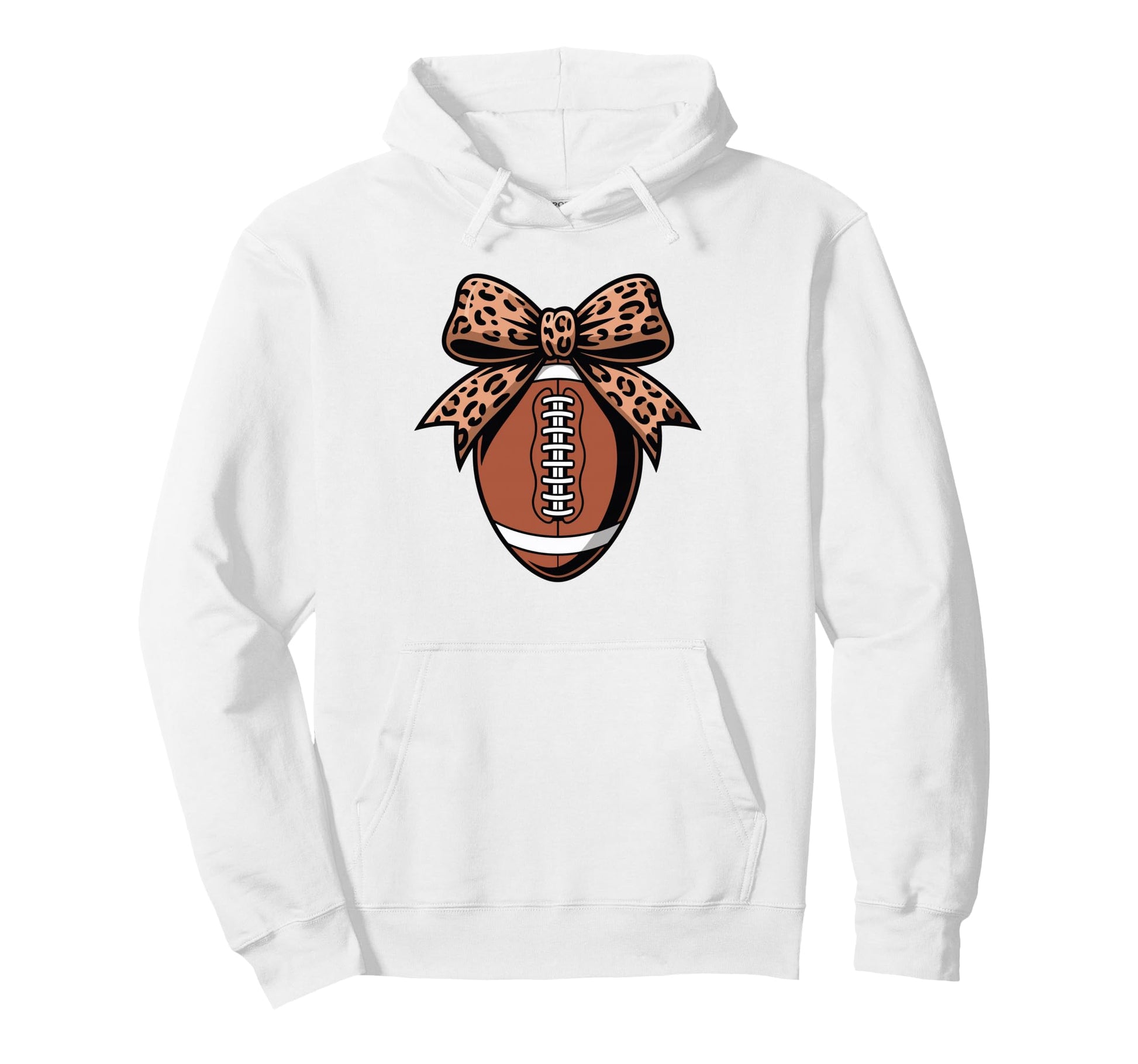 Coquette Football Football Mom Game Day Hoodie - Minimalist Print Men Women - T-Shirt, Sweatshirt, Hoodie
