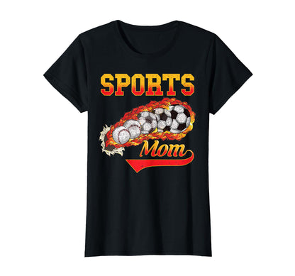 Proud Sports Mom Athletic Mom Life Game T-Shirt - Graphic Print for Adults - T-Shirt, Sweatshirt, Hoodie