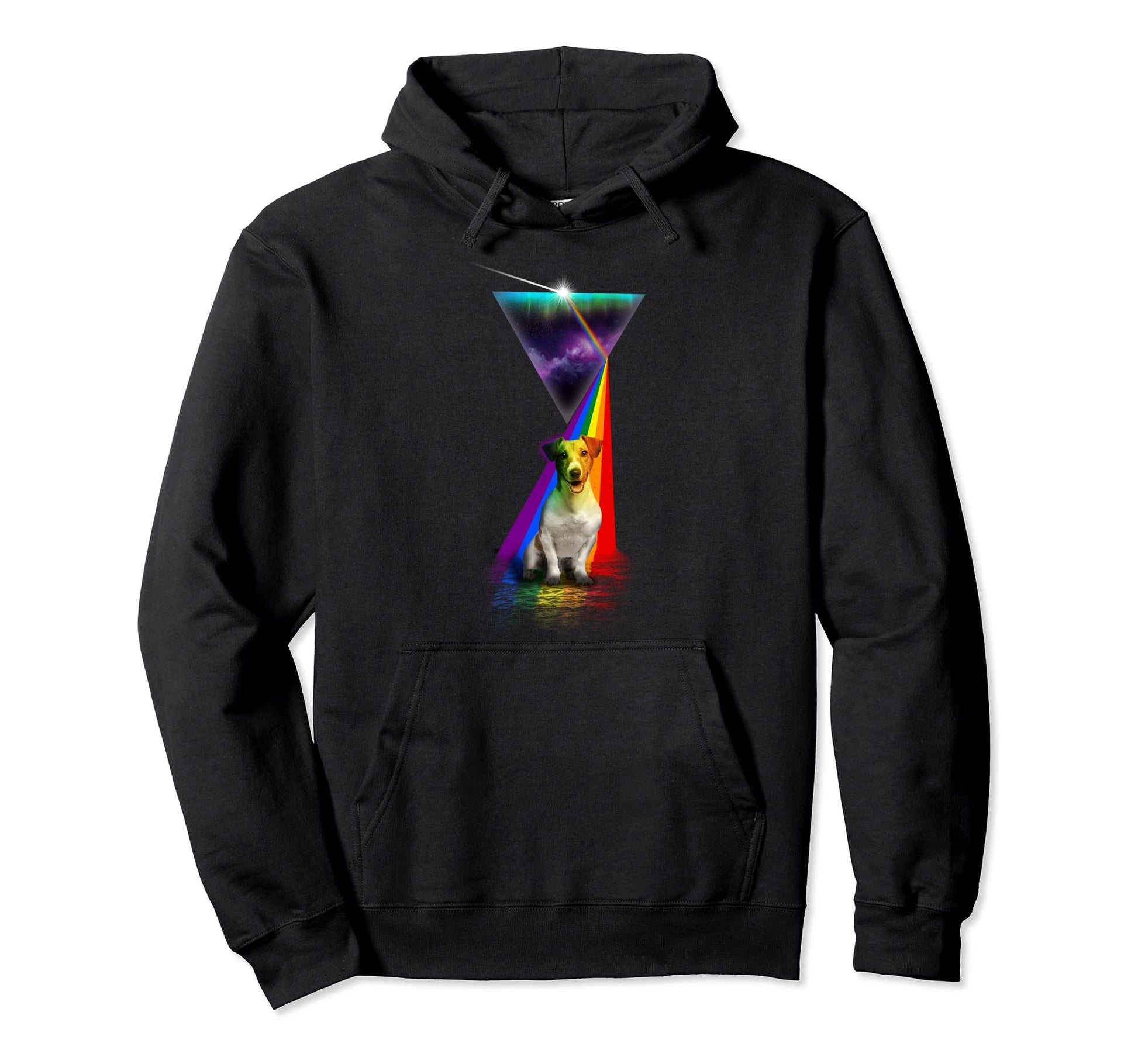 Prism Jack Russell Hoodie - Casual Everyday Wear Unisex - T-Shirt, Sweatshirt, Hoodie