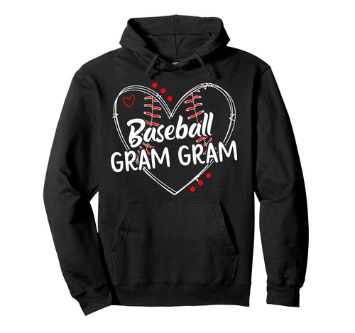 Baseball Gram Gram Baseball Player Gram Hoodie - Trendy Graphic Men Women - T-Shirt, Sweatshirt, Hoodie