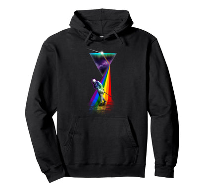 Prism Broomball Hoodie - Aesthetic Graphic Men Women - T-Shirt, Sweatshirt, Hoodie