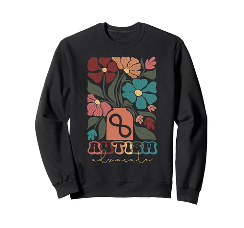 Autism Advocate Neurodiversity Boho Sweatshirt - Novelty Apparel Men Women - T-Shirt, Sweatshirt, Hoodie