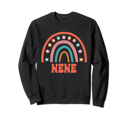 Nene Groovy Grandma Rainbow Boho Sweatshirt - Streetwear Style Unisex - T-Shirt, Sweatshirt, Hoodie
