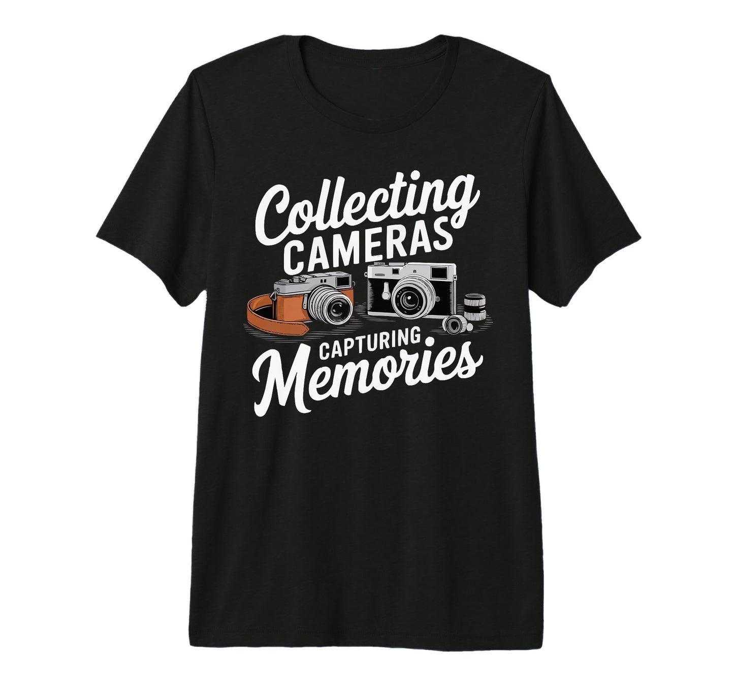 Camera Collector Cameraman T-Shirt - Casual Everyday Wear Men Women - T-Shirt, Sweatshirt, Hoodie