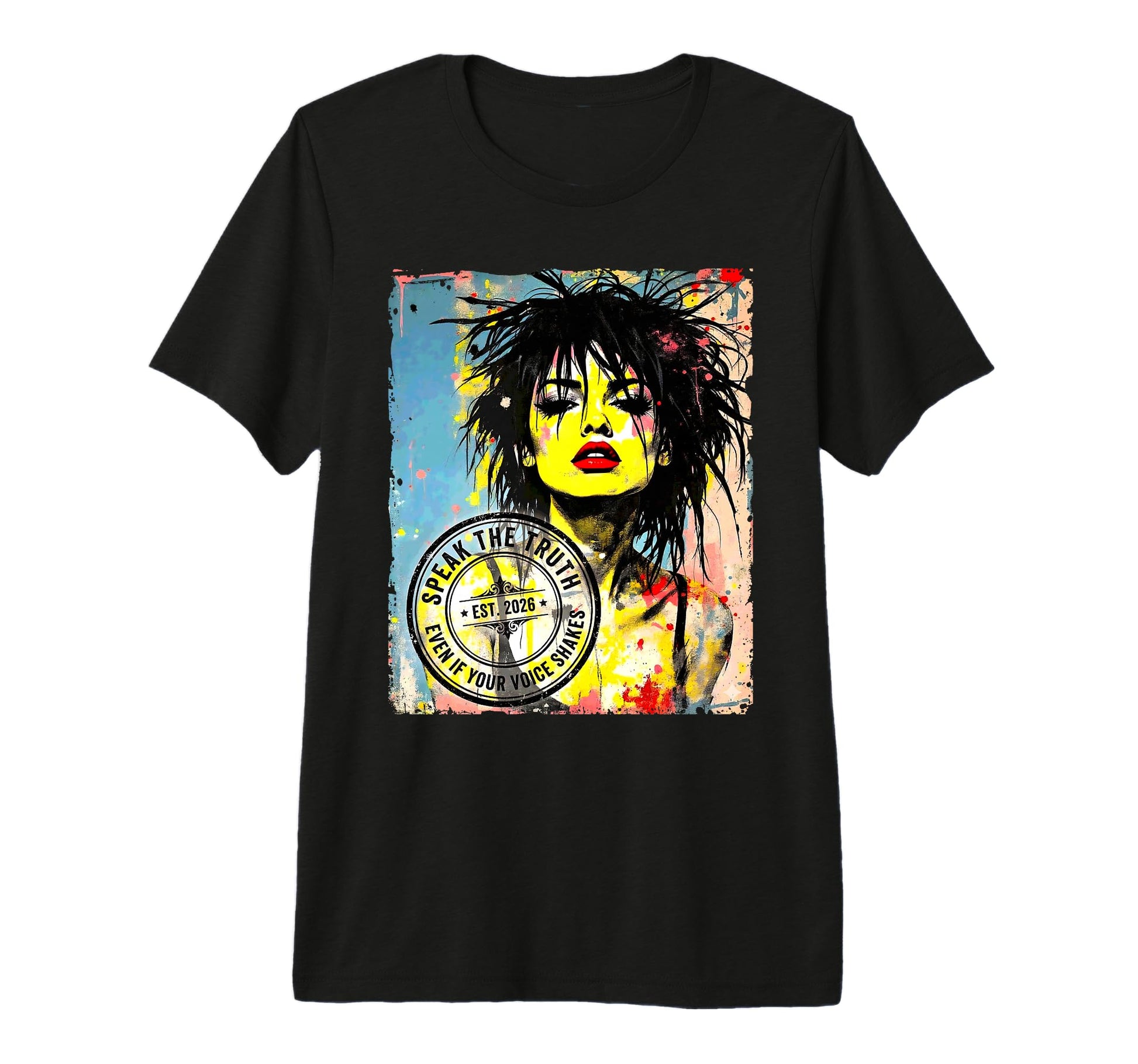 Punk Colorful Pop Art 90S Graffiti T-Shirt - Fun Novelty Design Unisex - T-Shirt, Sweatshirt, Hoodie