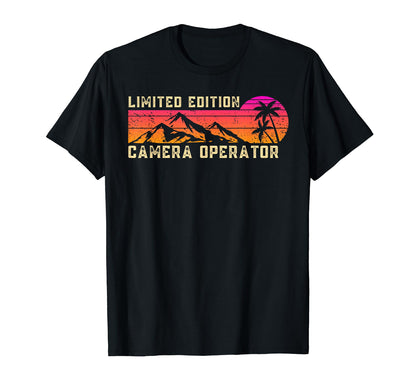 Camera Operator Job Birthday Worker T-Shirt - Trendy Graphic Unisex - T-Shirt, Sweatshirt, Hoodie