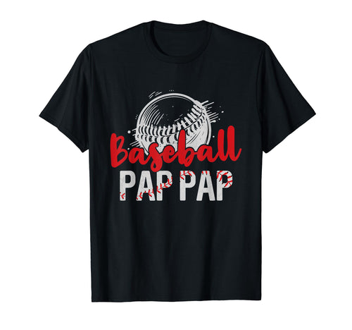 Baseball Pap Pap Fathers Day Dad T-Shirt - Trendy Graphic for Adults - T-Shirt, Sweatshirt, Hoodie