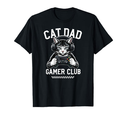 Video Gaming Cat Player Daddy Sweatshirt - Novelty Apparel Men Women - T-Shirt, Sweatshirt, Hoodie