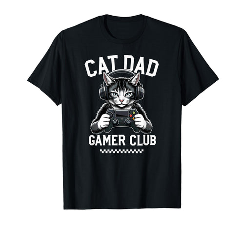 Video Gaming Cat Player Daddy Sweatshirt - Novelty Apparel Men Women - T-Shirt, Sweatshirt, Hoodie