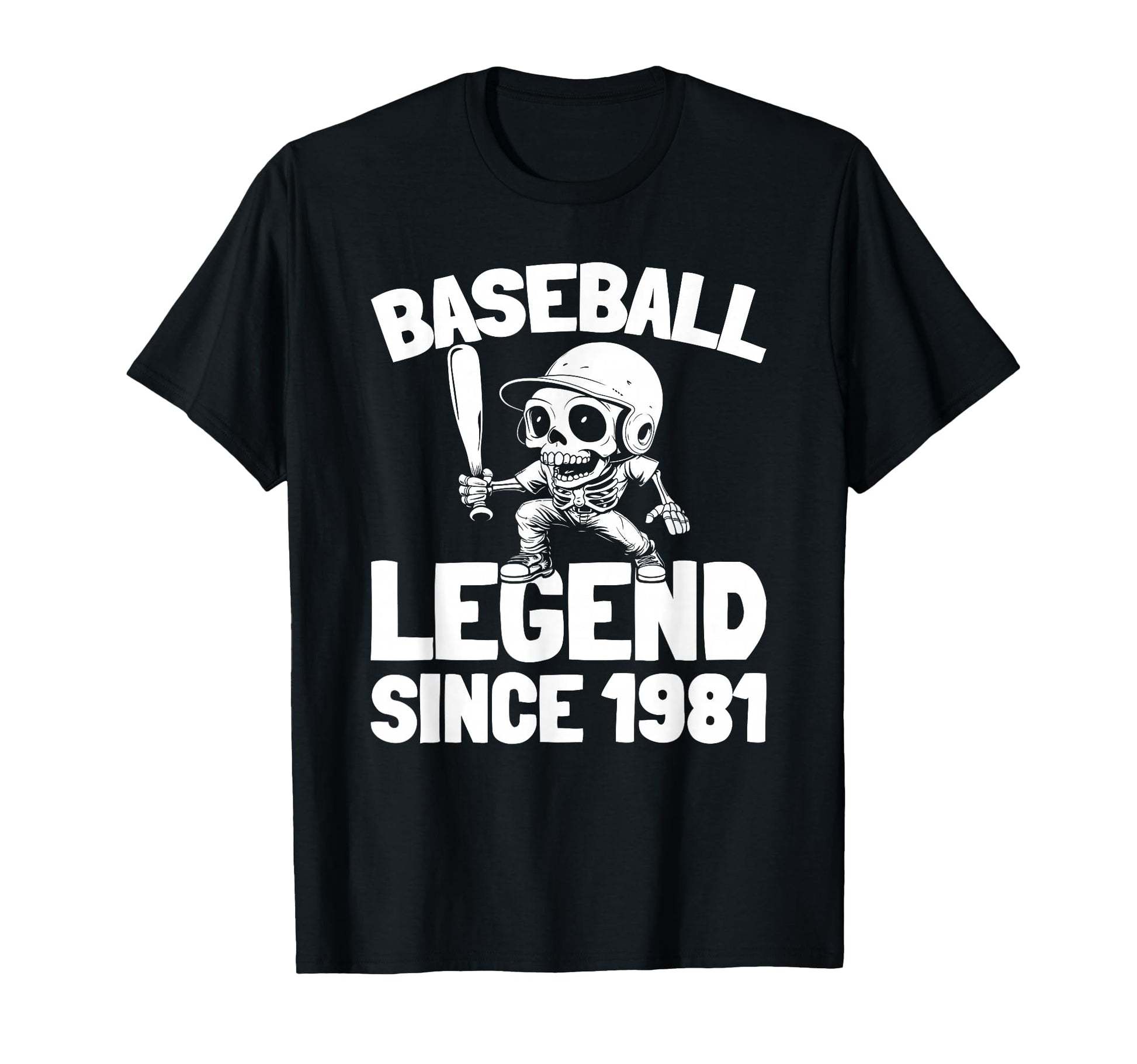 Born 1981 Baseballer Baseball Team T-Shirt - Aesthetic Graphic for Adults - T-Shirt, Sweatshirt, Hoodie