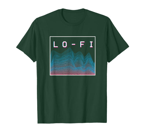 Lo Fi Hip Hop Soundwave Vaporwave T-Shirt - Unique Graphic Men Women - T-Shirt, Sweatshirt, Hoodie