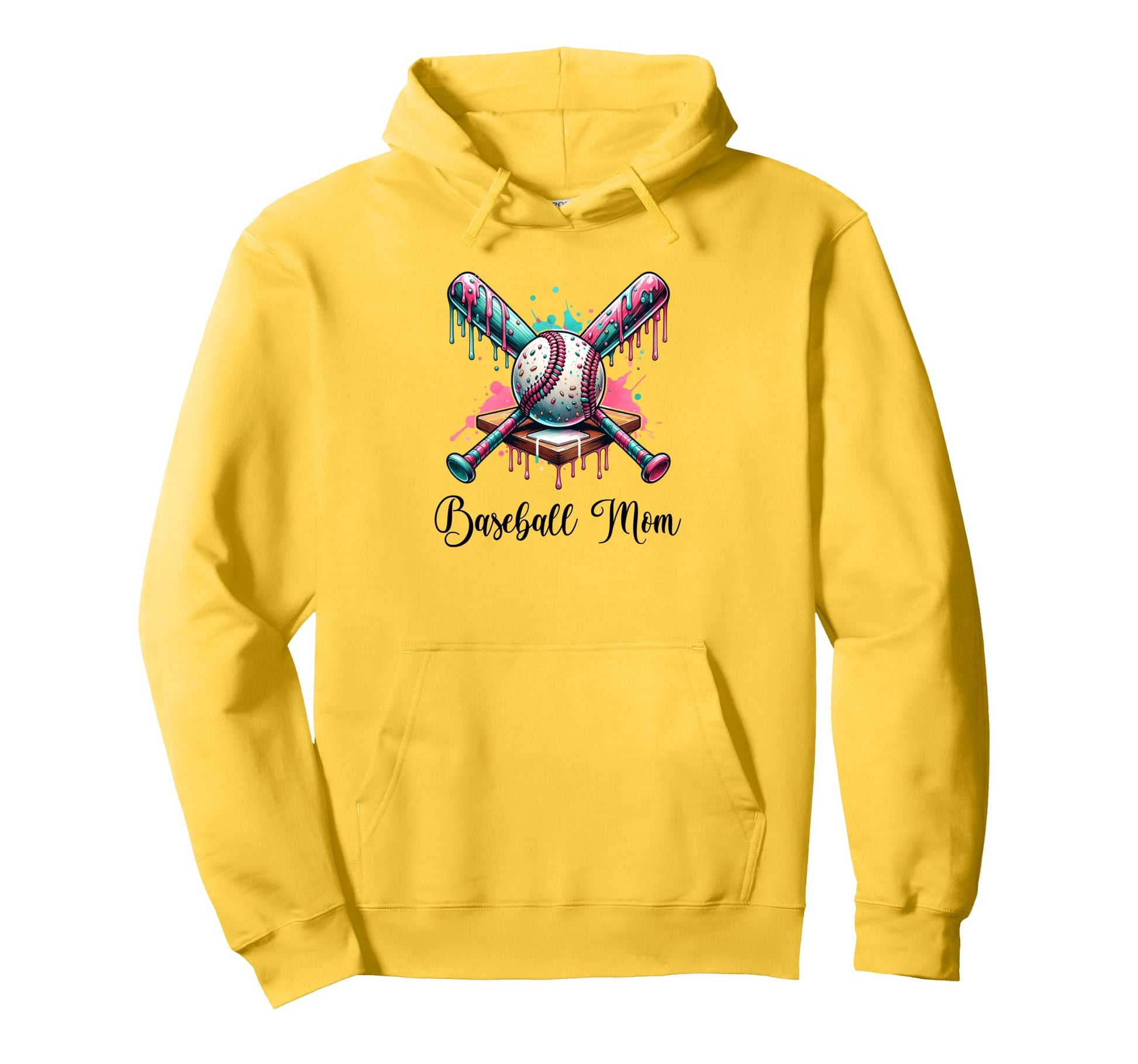 Baseball Mom Coquette Bow Mothers Day Hoodie - Custom Art Print Unisex - T-Shirt, Sweatshirt, Hoodie