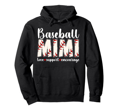 Baseball Mimi Love Support Mimi Hoodie - Aesthetic Graphic Men Women - T-Shirt, Sweatshirt, Hoodie