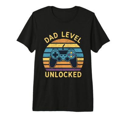 Dad Level Unlocked Funny New Dad Gifts T-Shirt - Trendy Graphic Men Women - T-Shirt, Sweatshirt, Hoodie