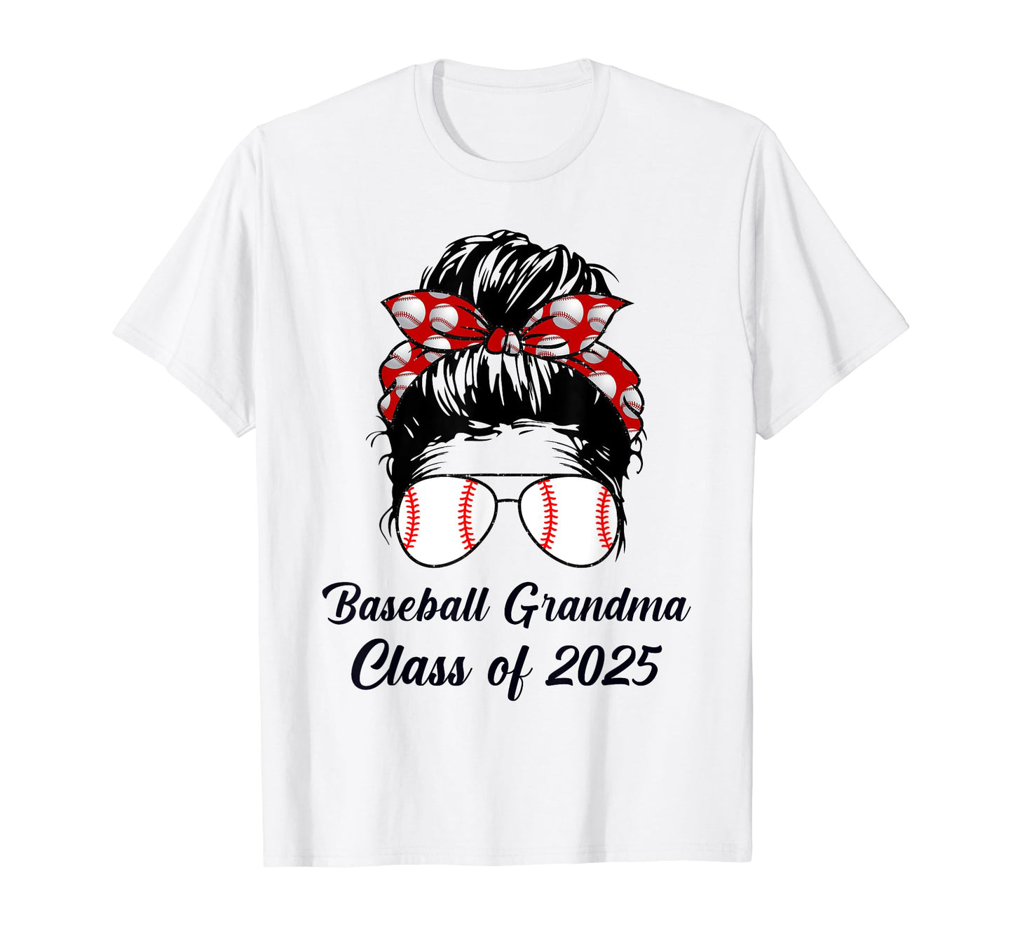 Class 2025 Baseball Grandma Senior T-Shirt - Graphic Print for Adults - T-Shirt, Sweatshirt, Hoodie