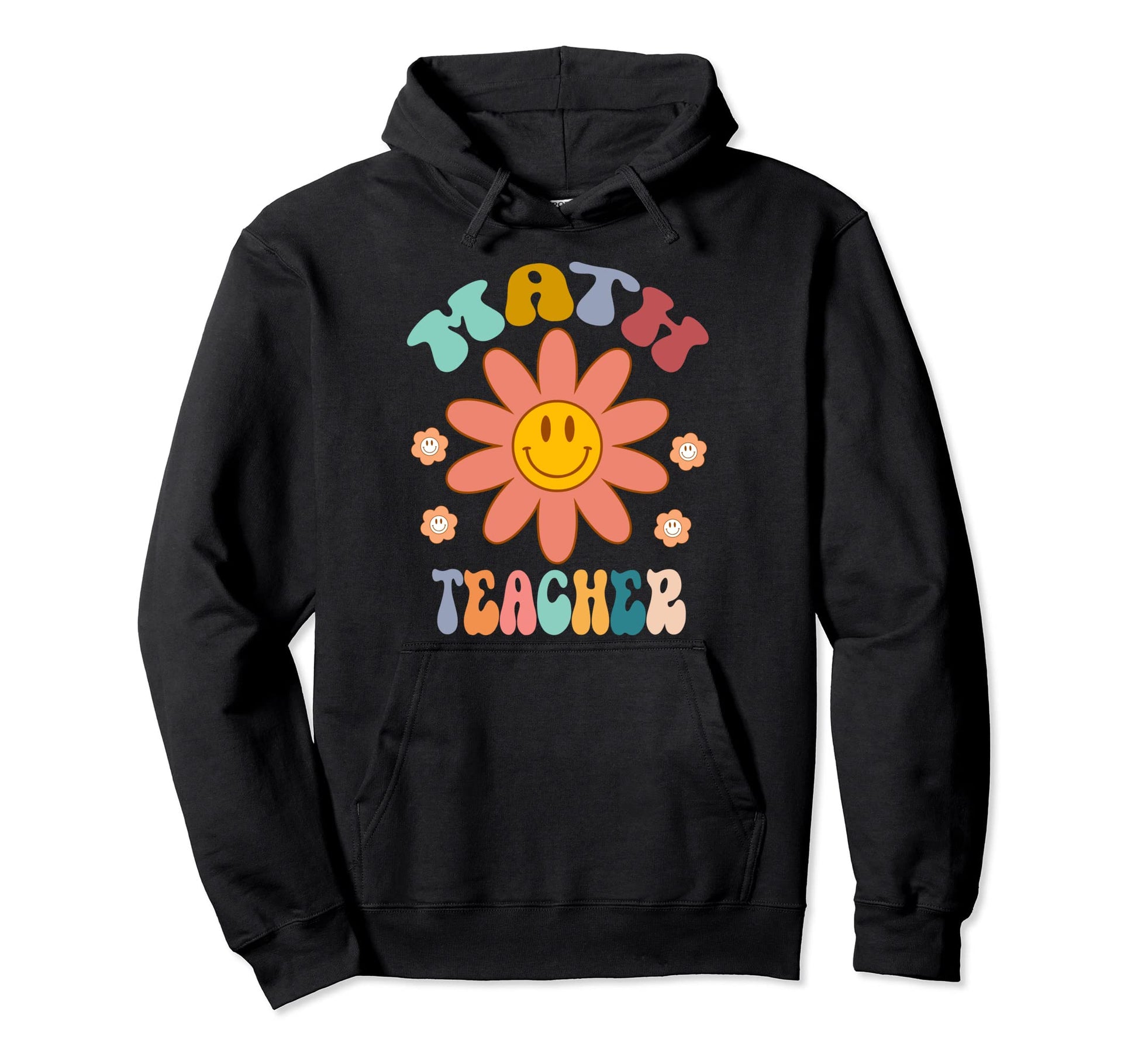 Funny Math Teacher Rainbow Back To School Hoodie - Graphic Print Men Women - T-Shirt, Sweatshirt, Hoodie