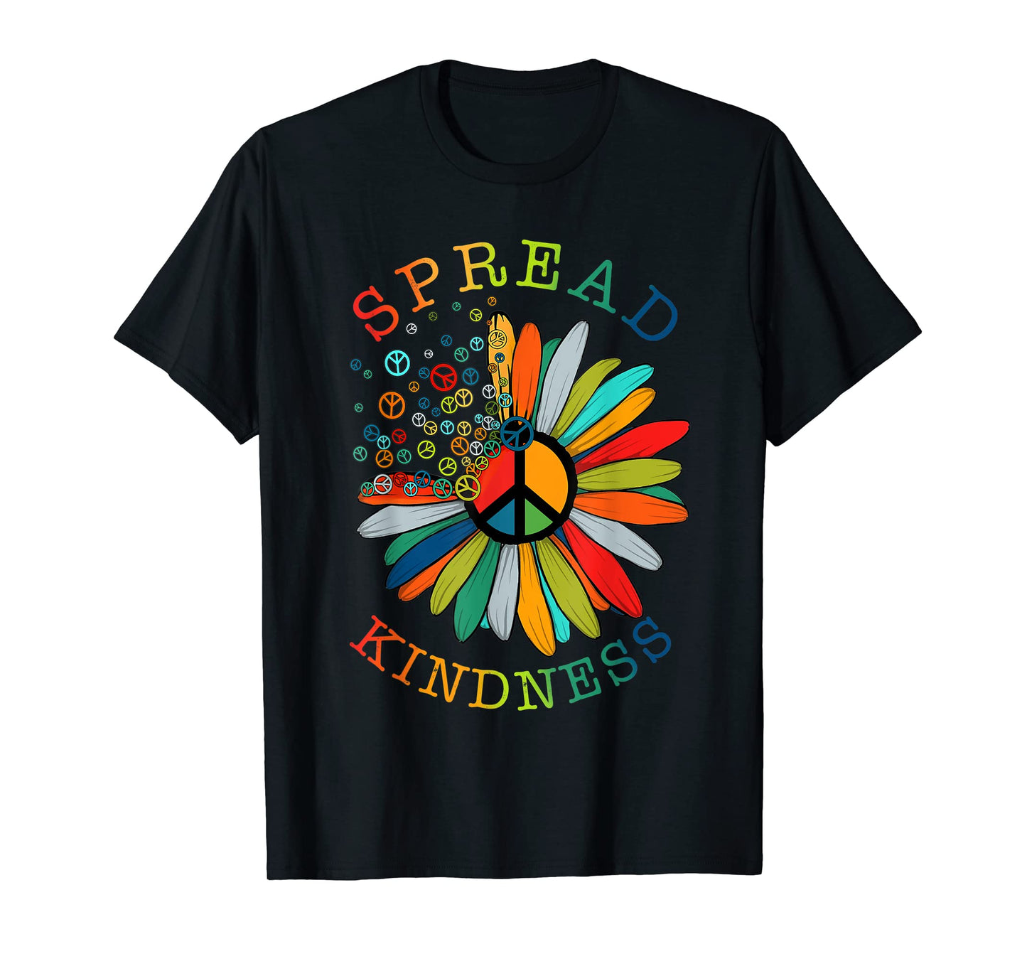 Spread Kindness Sunflower Daisy Flower T-Shirt - Graphic Print Unisex - T-Shirt, Sweatshirt, Hoodie