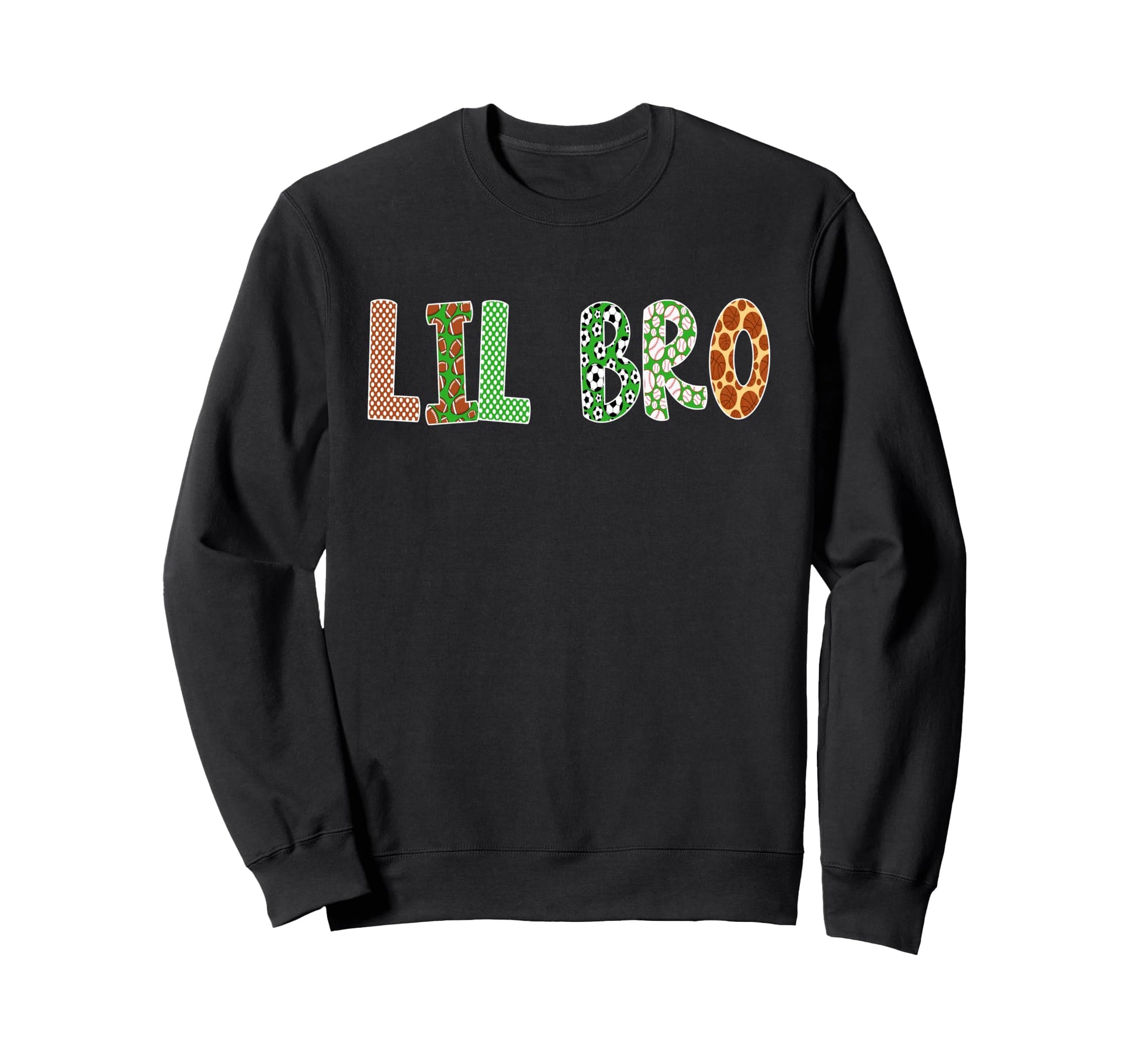 Sports Baller Brother Lil Bro Sweatshirt - Minimalist Print Unisex - T-Shirt, Sweatshirt, Hoodie