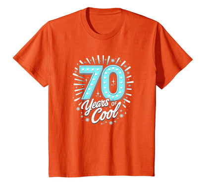 70 Years Birthday Gift Anniversary T-Shirt - Custom Art Print Unisex - T-Shirt, Sweatshirt, Hoodie