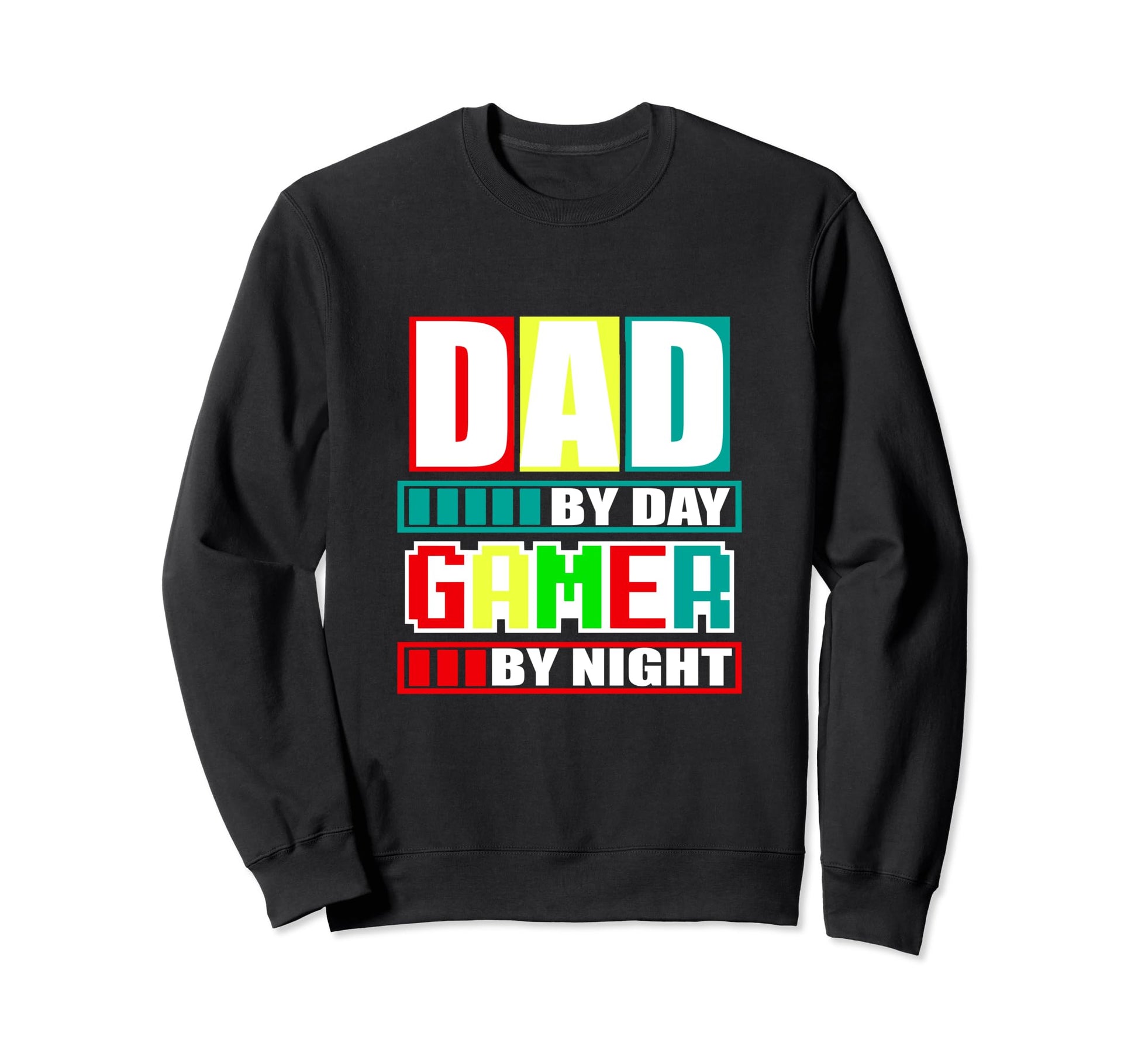 Dad Day Gamer Night Unique Sweatshirt - Minimalist Print for Adults - T-Shirt, Sweatshirt, Hoodie