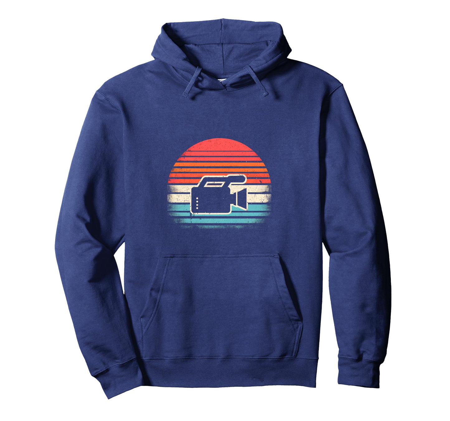Sunset Video Camera Hoodie - Trendy Graphic Men Women - T-Shirt, Sweatshirt, Hoodie