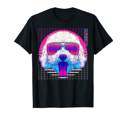 Bichon Frise Sunglasses Dog T-Shirt - Casual Everyday Wear for Adults - T-Shirt, Sweatshirt, Hoodie