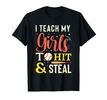 Softball Mom Softball Dad I Teach My To T-Shirt - Aesthetic Graphic Unisex - T-Shirt, Sweatshirt, Hoodie