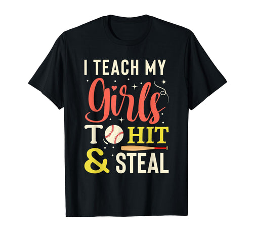 Softball Mom Softball Dad I Teach My To T-Shirt - Aesthetic Graphic Unisex - T-Shirt, Sweatshirt, Hoodie