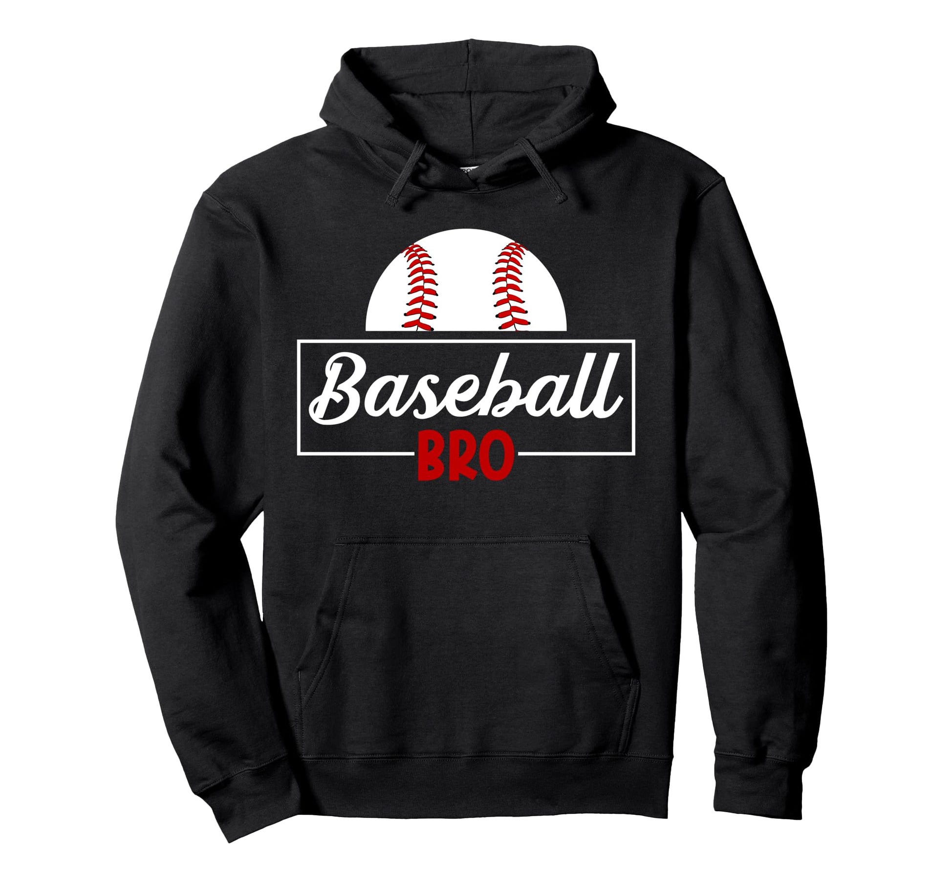 Baseball Bro Proud Baseball Brother Hoodie - Fun Novelty Design for Adults - T-Shirt, Sweatshirt, Hoodie