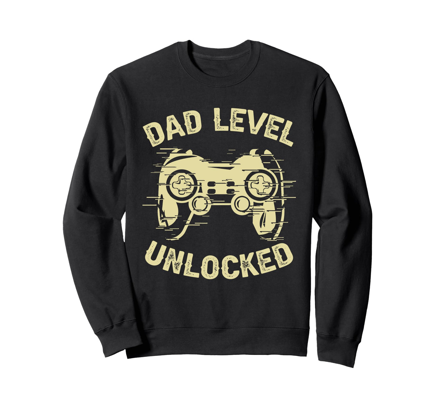 Dad Level Unlocked Gaming Sweatshirt - Unique Graphic for Adults - T-Shirt, Sweatshirt, Hoodie