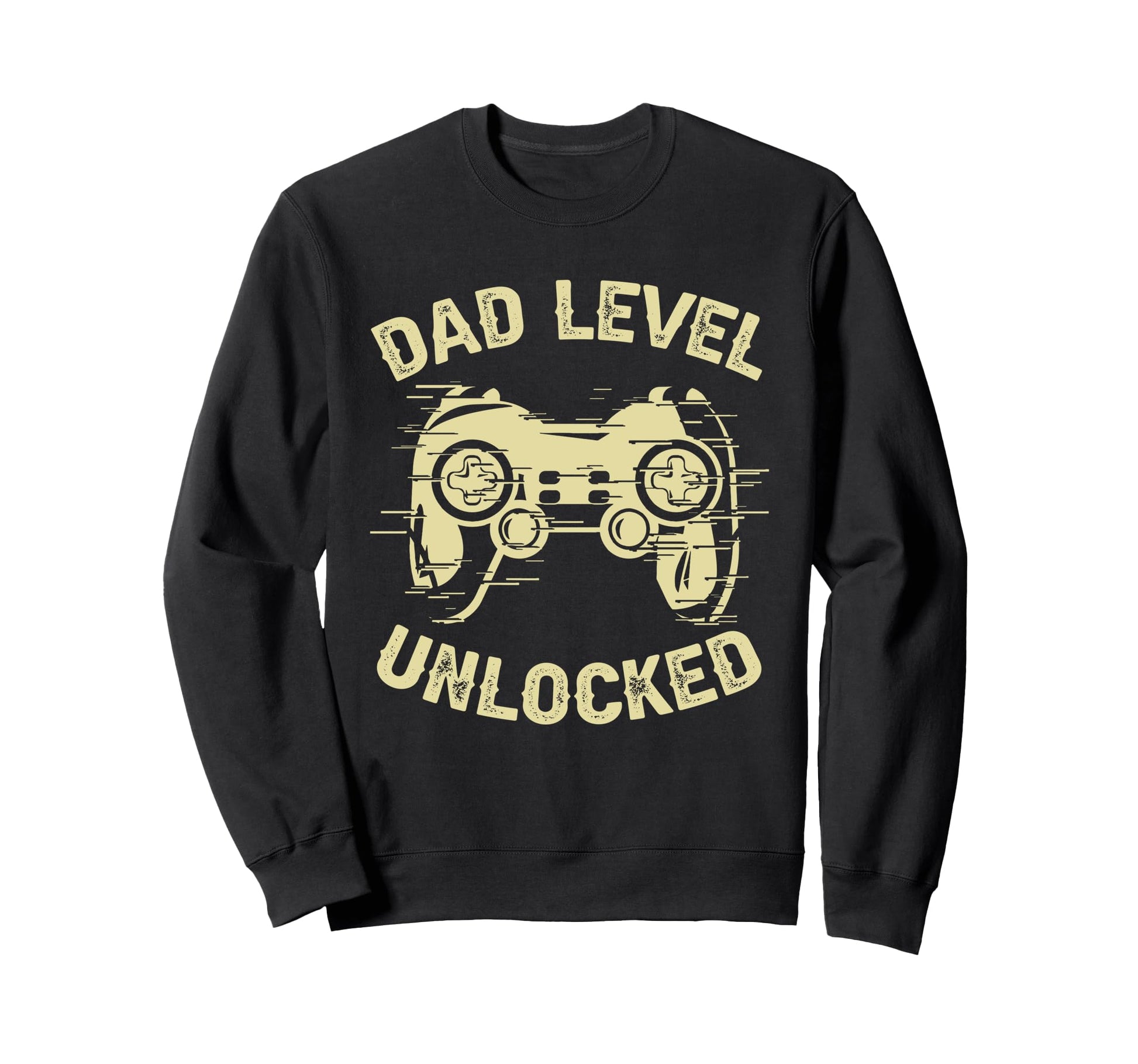 Dad Level Unlocked Gaming Sweatshirt - Unique Graphic for Adults - T-Shirt, Sweatshirt, Hoodie