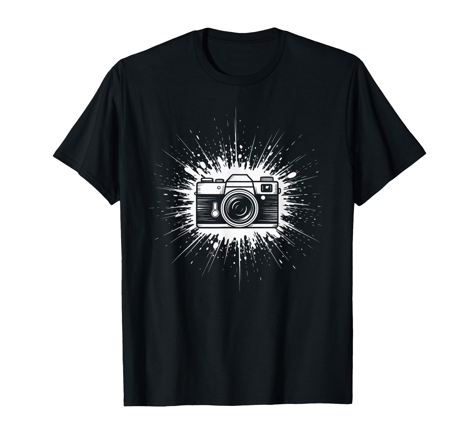 Camera Photo Photography Flash Lens T-Shirt - Casual Everyday Wear Unisex - T-Shirt, Sweatshirt, Hoodie