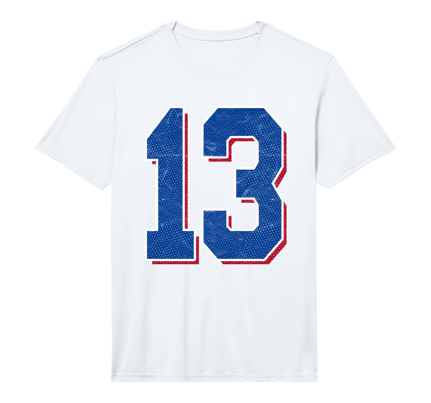 Number 13 Numbered Uniform Sports Team T-Shirt - Graphic Print Men Women - T-Shirt, Sweatshirt, Hoodie