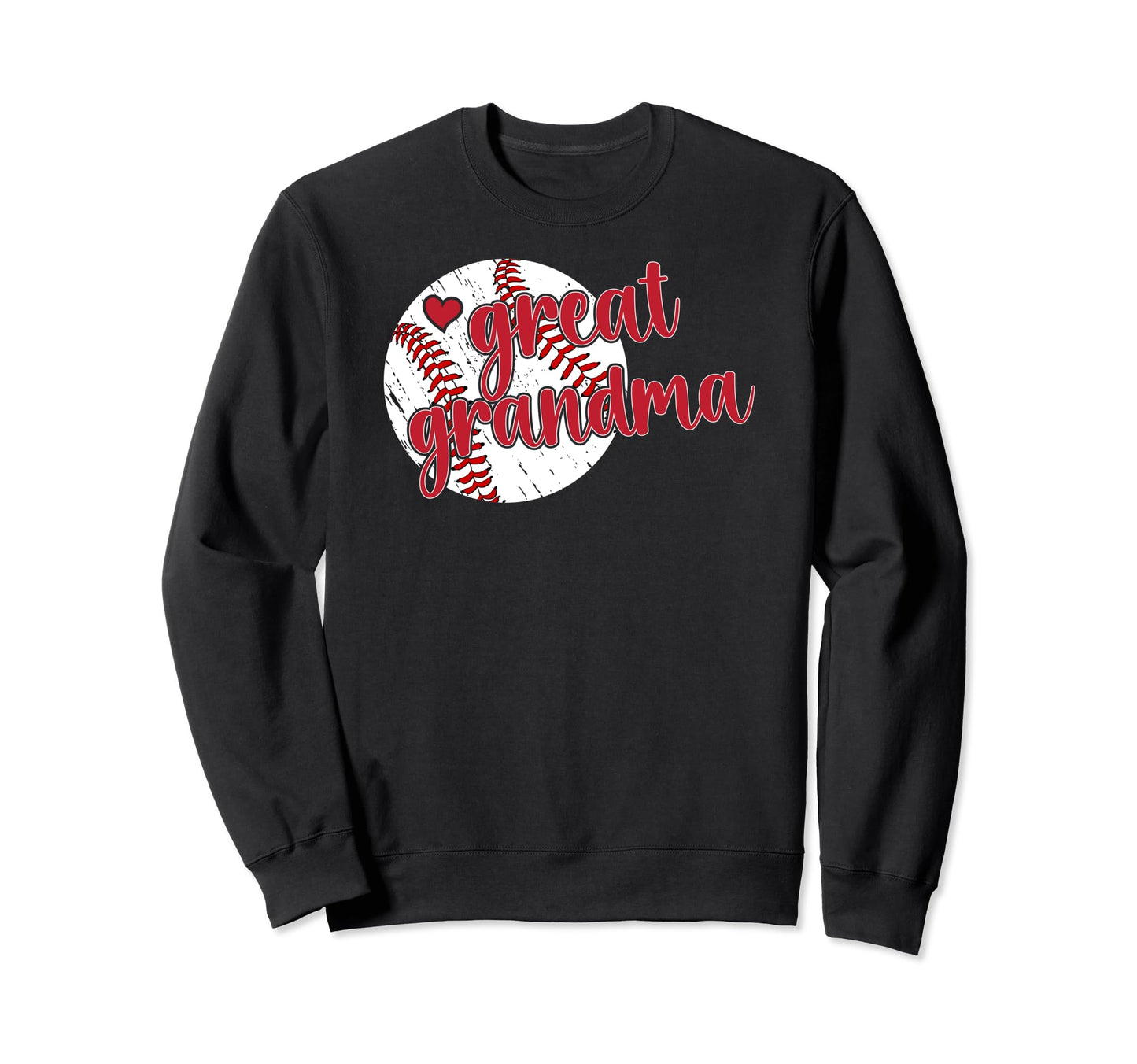 Proud Baseball Great Grandma Baseball Sweatshirt - Graphic Print Men Women - T-Shirt, Sweatshirt, Hoodie