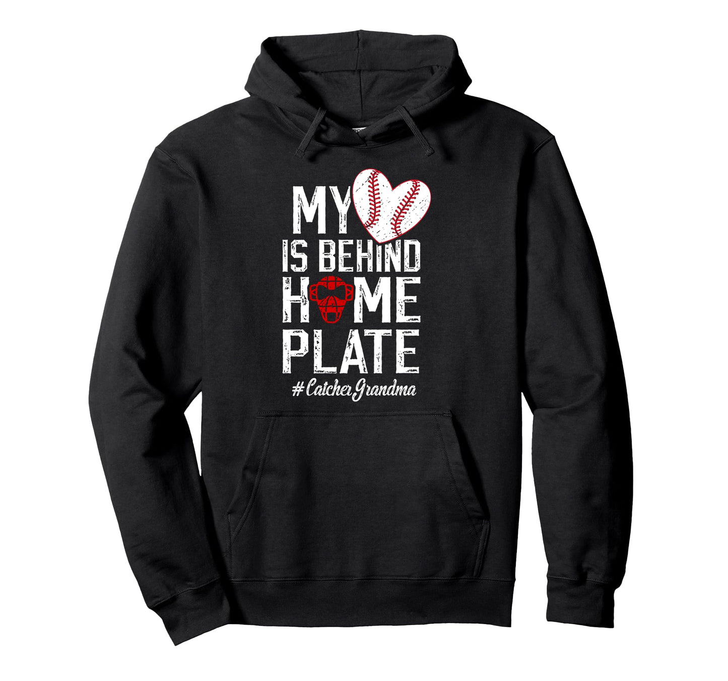 Proud Baseball Catcher Grandma Baseball Hoodie - Custom Art Print Unisex - T-Shirt, Sweatshirt, Hoodie